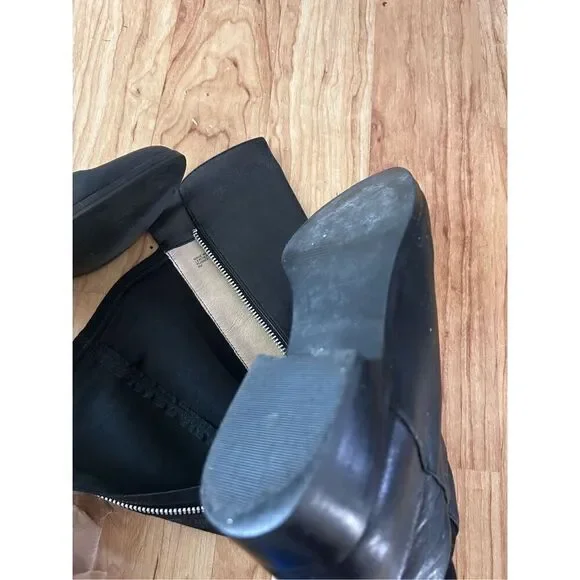 Michael Kors knee-high leather boots size small stretchy back - Picture 8 of 8